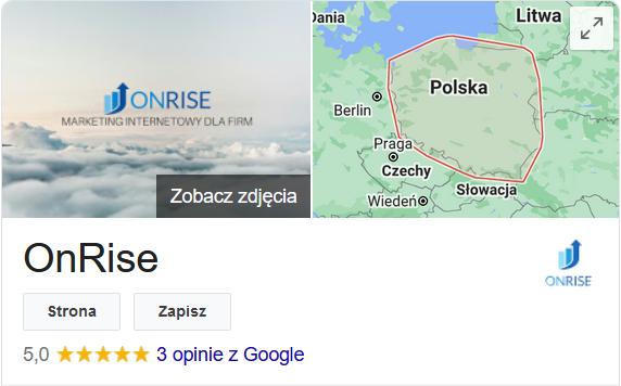 Wizytówka GMF OnRise
